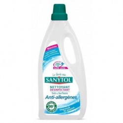 Sanytol Nettoyant Désinfectant Sols Et Surfaces Anti-Allergènes 1L