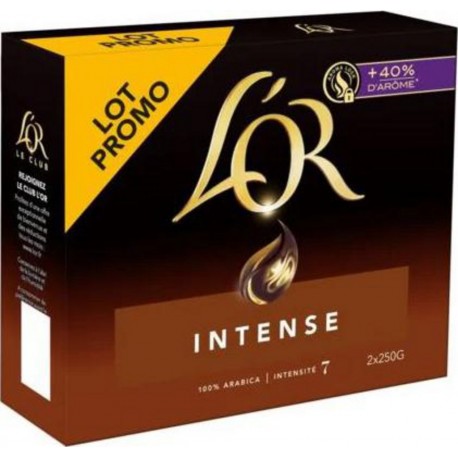 L'OR INTENSE MOULU INTENSITE 7 2x250g