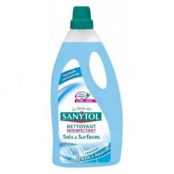 Sanytol Nettoyant Désinfectant Sols Et Surfaces Dégraisse Et Assainit Fraîcheur 1L