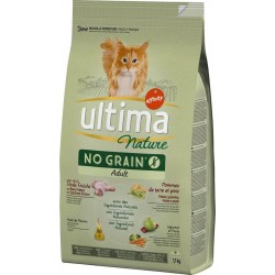 Ultima Nature Croquettes Chat No Grain Adult Dinde 1,1Kg