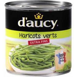 D'aucy Haricots Verts Extra Fins 400g PNE 220g
