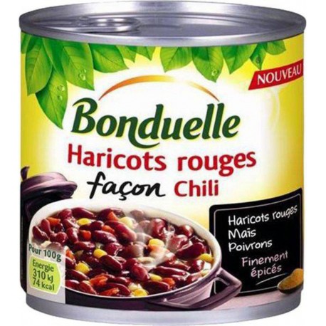 Bonduelle Haricots Rouge Cuisinés Façon Chili 400g