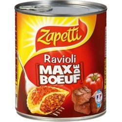 Zapetti Ravioli Max De Boeuf 800g (lot de 6)