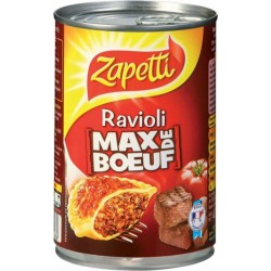 Zapetti Ravioli Max De Boeuf 400g (lot de 6)
