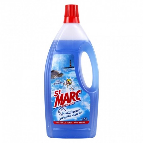 St Marc Nettoyant Multi-Usages Ménager Côtes Bretonnes Fraîcheur Longue Durée 1,25L