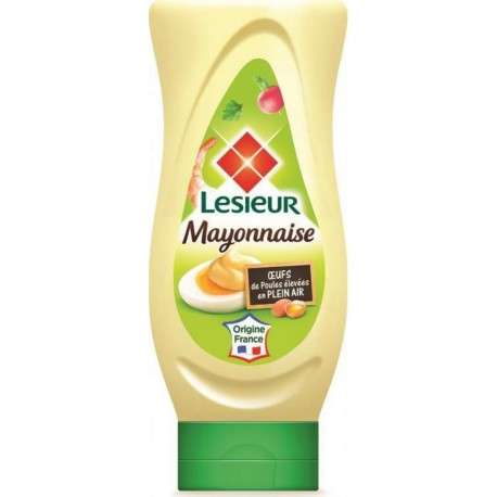 Lesieur Mayonnaise Classique Oeufs élevés en plein air et Moutarde de Dijon 425g (lot de 6)