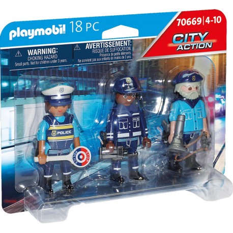 PLAYMOBIL 70669 EQUIPE DE POLICIERS