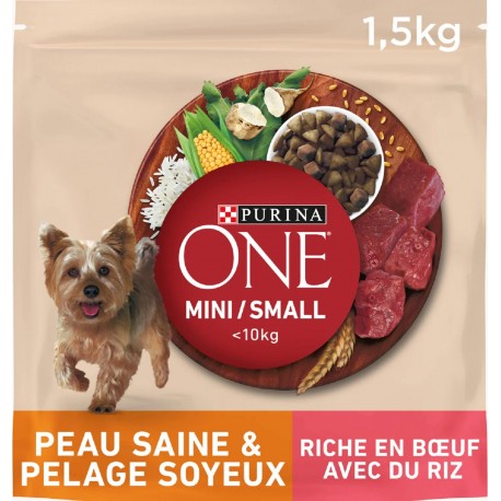 PURINA ONE MINI NOURRITURE POUR CHIEN SACHET BOEUF 1500g