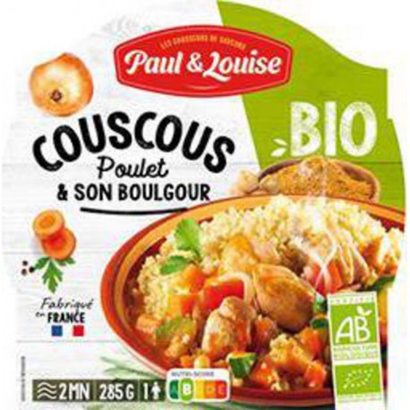 PAUL & LOUISE Couscous poulet et son boulgour BIO 285g