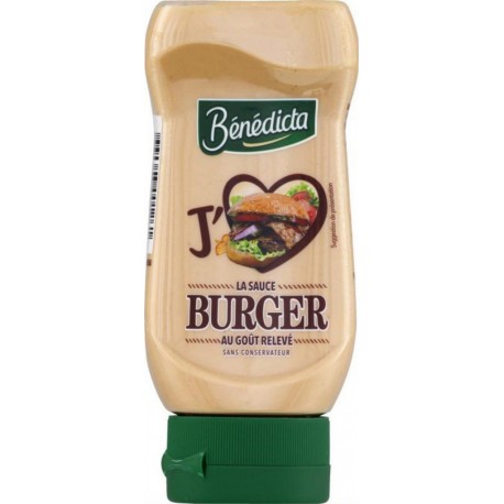 Bénédicta J’aime La Sauce Burger au Goût Relevé 260g (lot de 6)