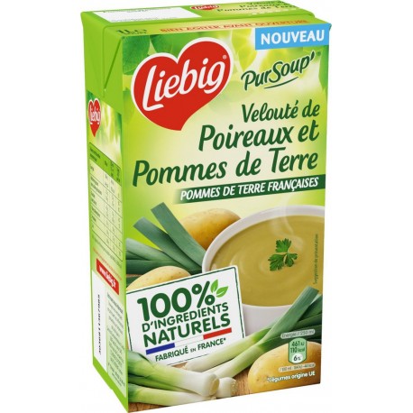 Liebig Soupe velouté de poireaux et pommes de terre 1L