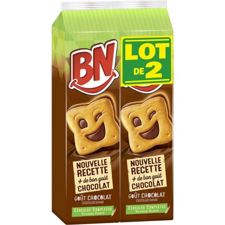 BN Biscuits chocolat 2x285g 570g
