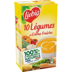 Liebig Soupe aux 10 légumes et crème fraîche 1L