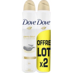 Dove Déodorant spray Pierre d'Alun Karité 2x200ml 400ml