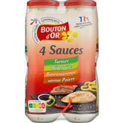 BOUTON D'OR SAUCE QUADRETTE 360ml 330g