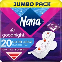 Nana Serviettes hygiéniques Ultra Spécial Nuit x20