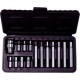 Coffret d'embouts KS, 6pans male 15 pcs - 4-5-6-7-8-10-12 mm - KS Tools 911.5040