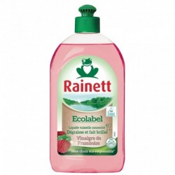 Rainett Ecolabel Liquide Vaisselle Concentré au Vinaigre de Framboise 500ml