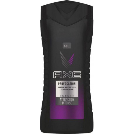 Axe Gel Douche Homme XL Provocation Parfum Noix de Coco et Poivre Noir 400ml