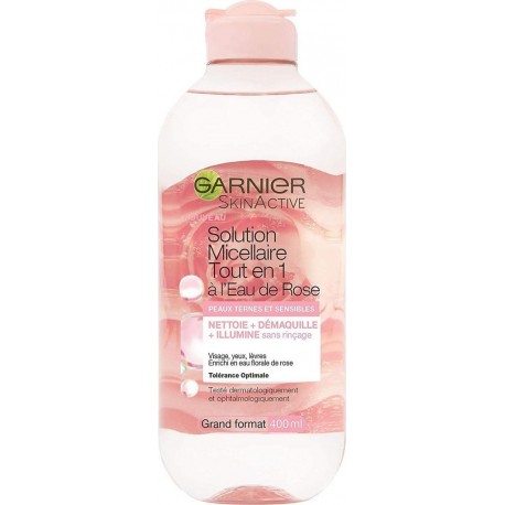 Garnier Skinactive Solution Micellaire à l'Eau de Rose 400ml