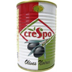 Crespo Olives noires en saumure 225g