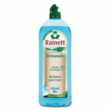 Rainett Ecologique Liquide de Rinçage Brillance sans Trace Alcool Bio 750ml