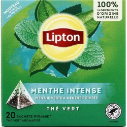 LIPTON THE VERT  MENTHE INTENSE 32g x20