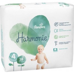 Pampers Couches Harmonie Taille 4 x28