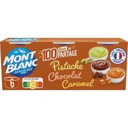 Mont Blanc Crèmes dessert assortiment 6x125g 750g