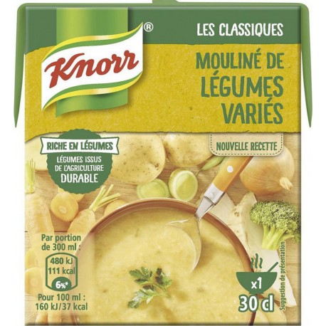 Knorr Les Classiques Mouliné de Légumes Variés 30cl