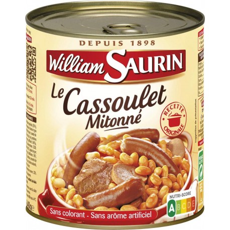 William Saurin Le Cassoulet 840g (lot de 2)