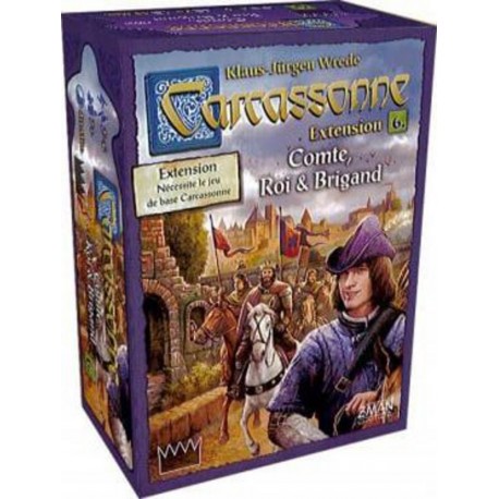 Z-Man Games Carcassonne Extension 6 : Comte, Roi & Brigand CARC08N