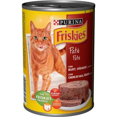 Friskies Pâtée pour Chat Adulte Boeuf et Foie 400g