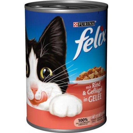 Felix Bœuf et Volaille en gelée 400g