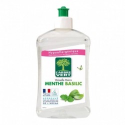 L’Arbre Vert Vaisselle & Mains Hypoallergénique à la Menthe et au Basilic 500ml