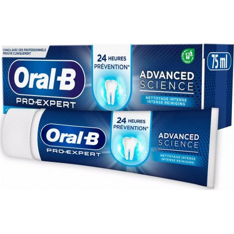 Oral-B PRO-EXPERT 24h protection advanced science nettoyage intense 75ml (lot de 2) tube 75ml