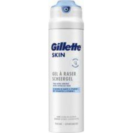 Gillette Skin - Gel à raser peau ultra sensible 200ml