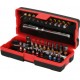 KS Tools Coffret de 28 embouts de vissage 1/4'' à code couleur TORSIONpower® KS Tools 918.3015