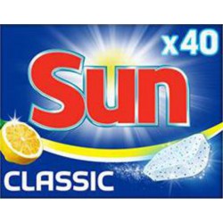 Sun Classic Tablettes lave-vaisselle citron x40 380g