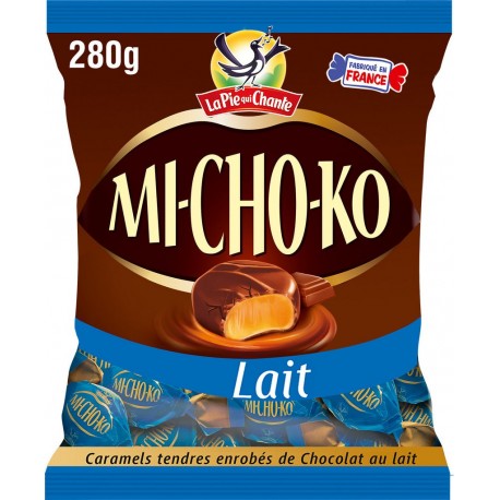 Michoko Bonbons Caramel Chocolat Lait 280g