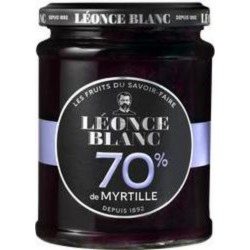 LEONCE BLANC 70% de MYRTILLES 320g