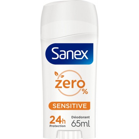 Sanex Déodorant sensitive zéro % 65ml