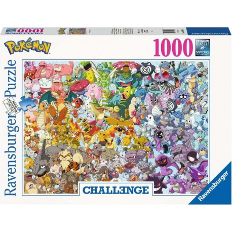 Ravensburger Puzzle 1000 pièces - Pokémon Challenge Puzzle 15166
