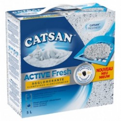 Catsan Active Fresh Agglomérante Litière Pour Chats 5L