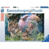 Ravensburger Puzzle 3000 pièces - Loups au clair de lune 17033