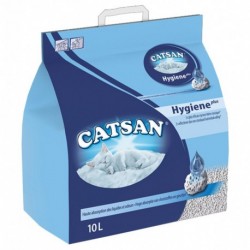 Catsan Minérale Hygiène Plus Litière Pour Chats 10L