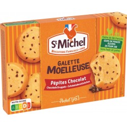 ST MICHEL GALETTE MOELLEUSE PEPITES CHOCOLAT 180g