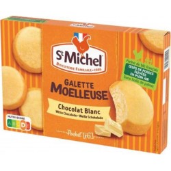 ST MICHEL GALETTE MOELLEUSE CHOCOLAT BLANC 180g