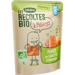 Blédina Les Récoltes Bio purée de carotte topinambour 120g