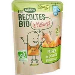 Blédina Les Récoltes Bio purée de courge butternut 120g